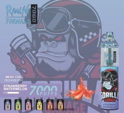 Best RandM Flavours | RandM Tornado H6282X178 Dispositivo vapeador con control de flujo de aire 7000 1 ud. sandia fresa