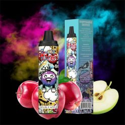 Best RandM Flavours | RandM Tornado H6282X298 Dispositivo vape pod con control de flujo de aire 6000 1 pieza manzana doble
