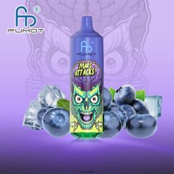 RandM Vape Buy Online | Fumot RandM Tornado H6282X185 Dispositivo vape 9000 pro con batería y pantalla ejuice versión 1 hielo de arándanos