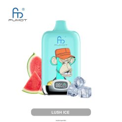 RandM Vape Flavours | Fumot Original RandM Digital Box H6282X7 Dispositivo de vapeo con pantalla de líquido y batería 12000 hielo exuberante