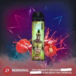 RandM Vape Online | RandM Tornado H6282X253 Dispositivo vapeador con control de flujo de aire 8000 1 ud. lichi cereza