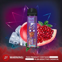 RandM Vape Sale | RandM Tornado H6282X246 Dispositivo vapeador con control de flujo de aire 8000 1 ud. hielo de granada